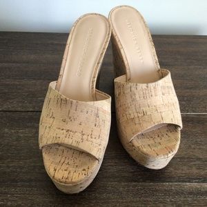 Veronica Beard cork sandals